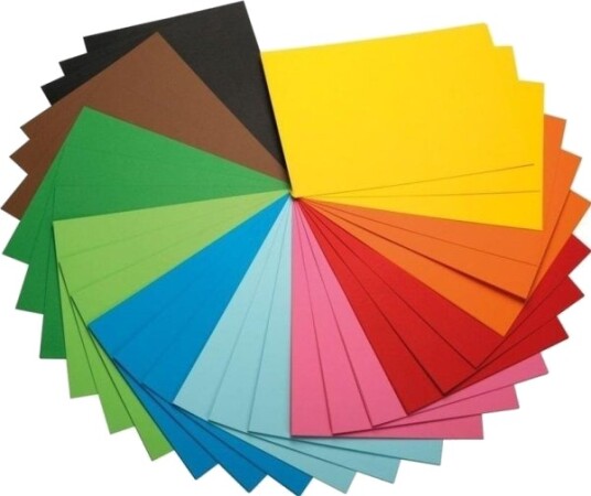 A4 Kartong 170 G/50K 10 Farger Happy Color