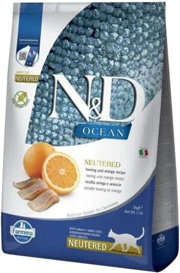 Farmina N&D Ocean Cat Herring Neutered 5 kg