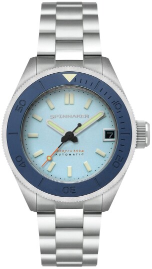 Spinnaker Herreklokke SP 5098 55 Piccard Blå/Stål Ø45 mm