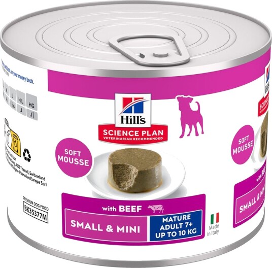 Hill'S Science Plan Mature Small & Mini Mousse Storfe 12 X 200 G