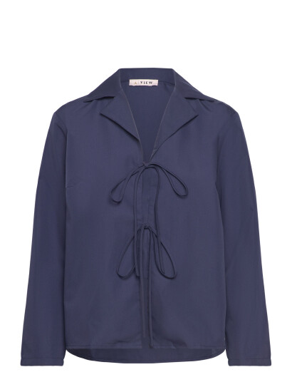 A-View Marley Blouse - Navy - 36