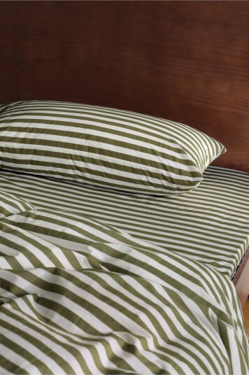 Jotex Putevar 50x90 Cm Olivengrønn/hvit KAYO 17335001806