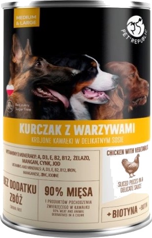 Pet Republic Pies Boks Veggiesaus Kylling 8 1250 G
