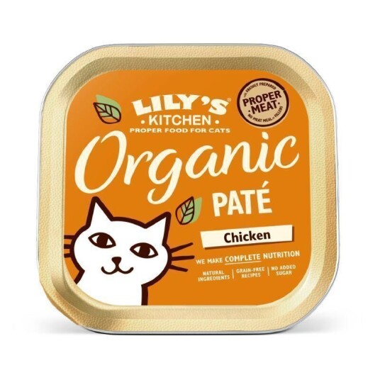 Lily's Kitchen Organic Chicken Patè Våtfôr til katt 85 g