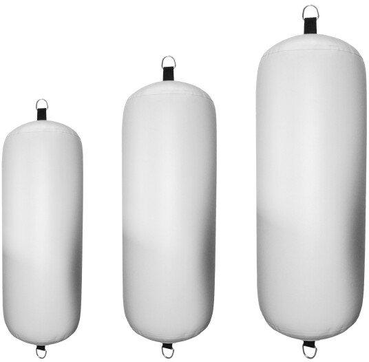 MaxiStow oppblåsbare fendere grå 75x28 cm