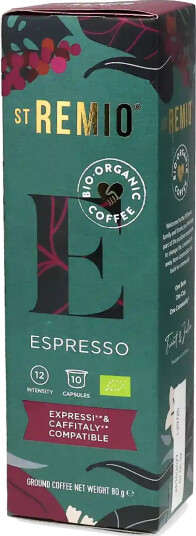 St. Remio | Espresso 10 kapsler til Caffitaly