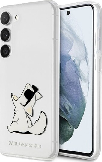 Karl Lagerfeld Choupette Fun Gjennomsiktig Hardcase til Samsung S23+