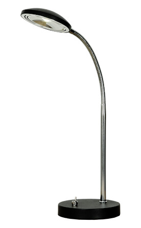 Aneta Lighting Hero Bordlampe IP20 Svart/Krom 1621130-03-0 1621130-01-0
