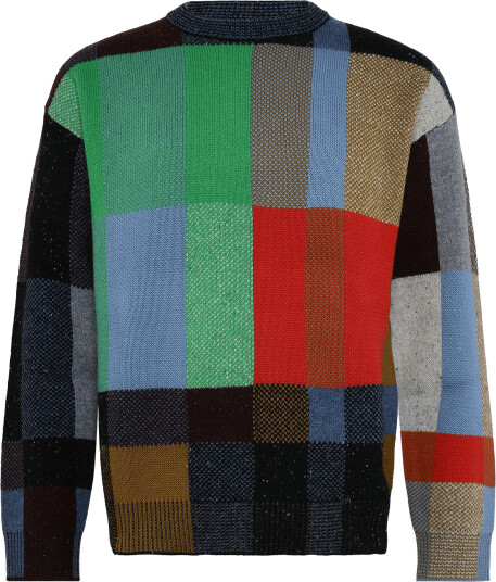 PS Paul Smith Mens Sweater Crew Neck Multi/patterned M PS Paul Smith Mens Sweater Crew Neck Multi/patterned M