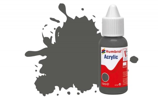 Humbrol Akryl No 27 Sea Grey - Matt 14ml Dropper Bottle