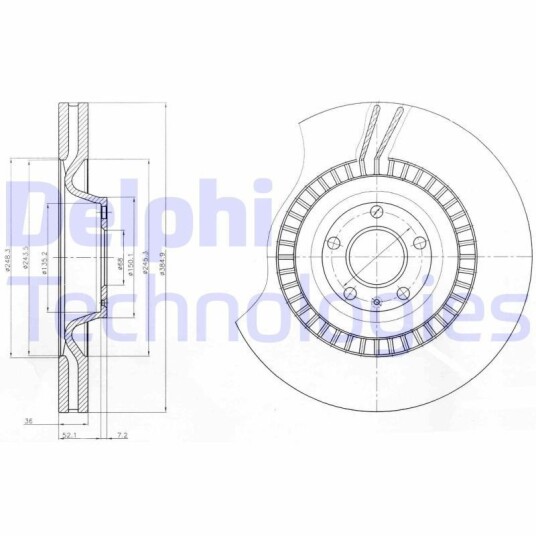 Støtdemper DELPHI V20555413