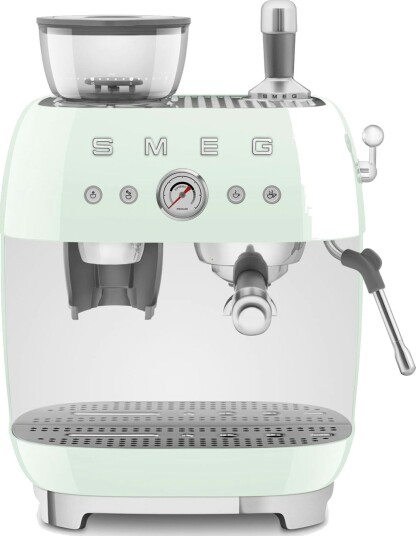Smeg EGF03 50's Style Espressomaskin med Kaffekvern 2,4L Pastellgrønn