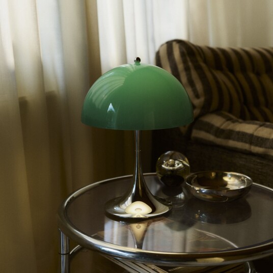 Utelampe Louis Poulsen Panthella 250 dimmbar Grønn Terrasse Plast Design 33.5 Grønn