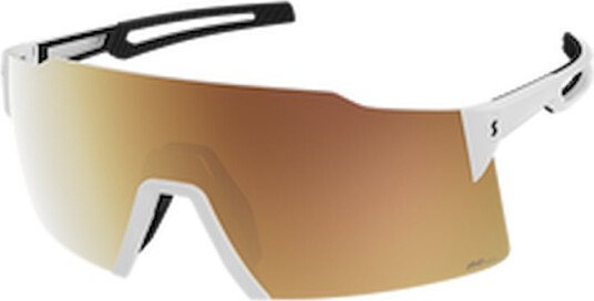 SCOTT Stride LS sykkelbriller hvit/AMP LS Gold Chrome SCOTT Stride LS sykkelbriller hvit/AMP LS Gold Chrome