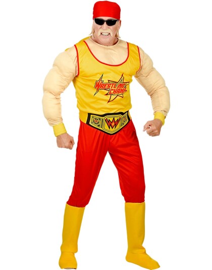 Hulk Hogan Inspirert Wrestler Kostyme