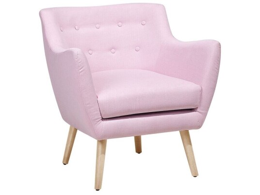 Beliani Lenestol Rosa Drammen Beliani Lenestol Rosa Drammen