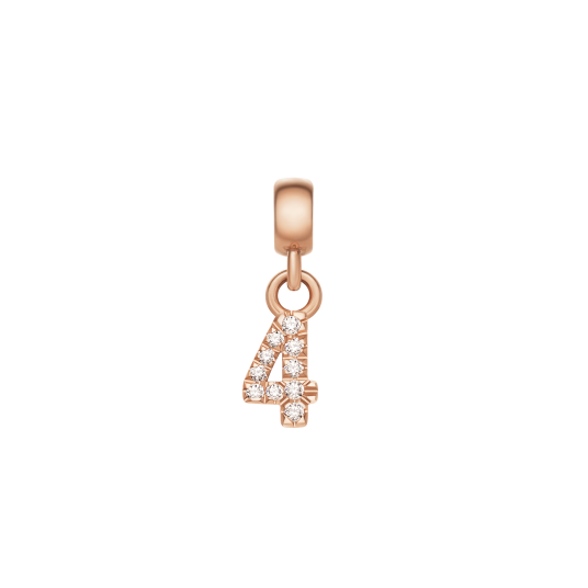 Daniel Wellington DW Charm Number 4 Rose Gold Daniel Wellington DW Charm Number 4 Rose Gold