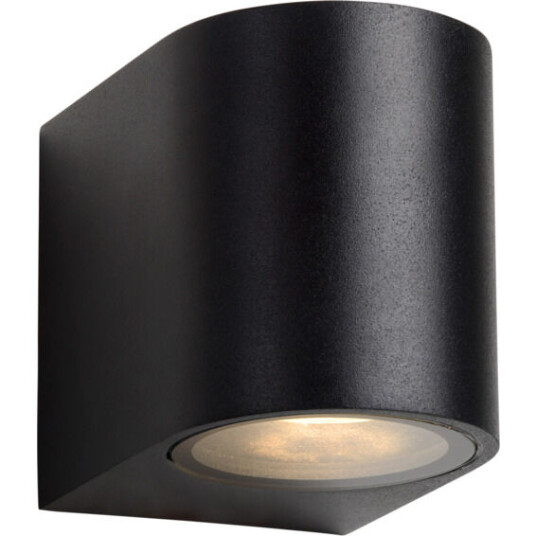 Lucide Zora 2 Utendørs Vegglampe 1xGU10 IP44 Sort - 91846
