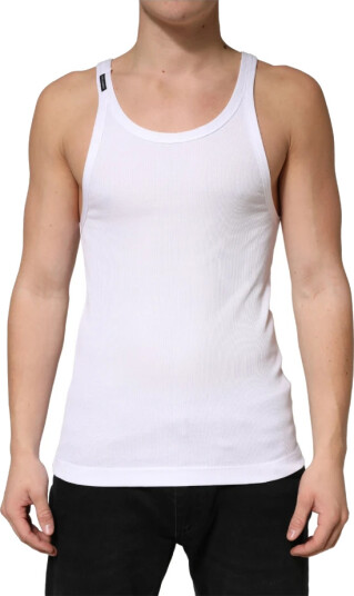 Dolce & Gabbana Herre Topper Hvit M,