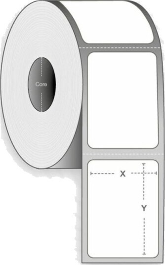 Capture - Permanet Adhesiv - Belagt - Hvit - 58 X 76 Mm 11456 Etikett(Er) (8 Rull(Er) X 1432) Merkelapper