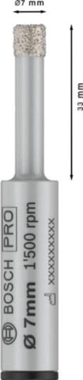 Bosch Korona Diamantblad Pro Ceramic Dry 7 Mm / Na Sucho Bosch Korona Diamantblad Pro Ceramic Dry 7 Mm / Na Sucho