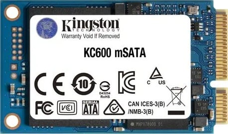 Kingston KC600 256GB mSATA SSD 550 MB/s S-ATA 6 Gbit/s