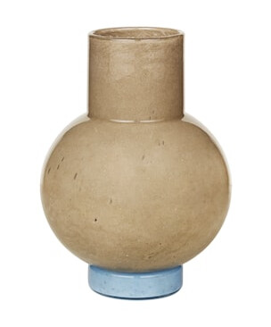 Mari Vase 27 cm Taupe/Serenity Light Blue