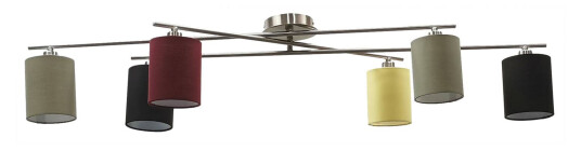 Lindby Pellinora taklampe, flerfarget