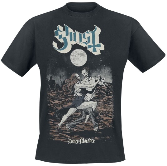 Ghost T-skjorte Dance Macabre S til 4XL Herrer svart