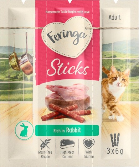 Feringa Sticks Kanin 9 X 6 G