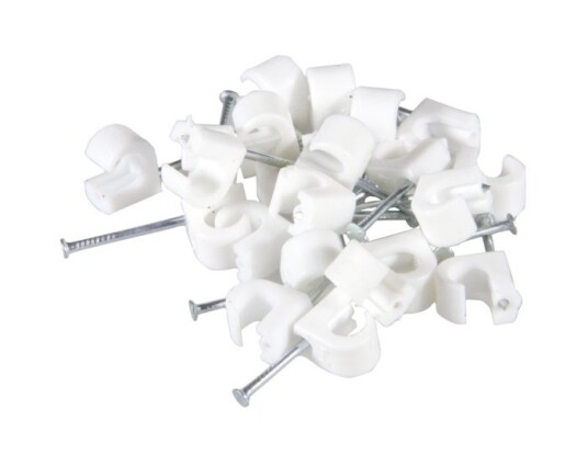 Kabelklemmer for rund kabel 5–7 mm 20 pk.
