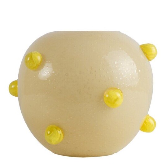 Byon   Arlo vase 24x30 cm beige/gul