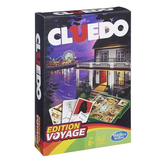 Hasbro Cluedo Reisespill Grab & Go for 3-6 spillere, fra 8 år Hasbro Cluedo Reisespill Grab & Go for 3-6 spillere, fra 8 år