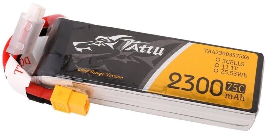 Gens 3s  2300mAh - 75C - Gens Ace Tattu XT60