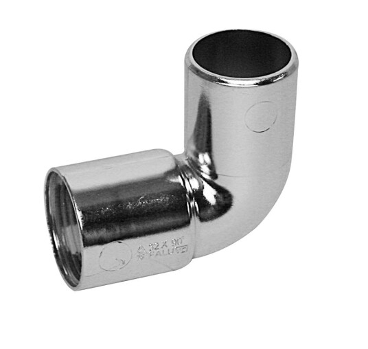 Faluplast 2910377 Bøy 90° enkeltmuffe 32 mm Innendørsavløp