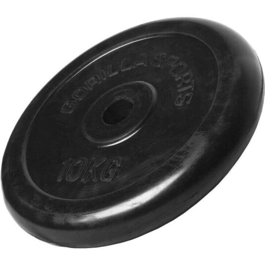 Gorilla Sports Viktskivor GUMMI Gjutjärn