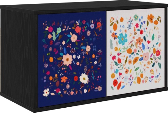 vidaXL Vegghengt TV skap MAINZ 69 x 33 x 40 cm Svart eik vidaXL Vegghengt TV skap MAINZ 69 x 33 x 40 cm Svart eik