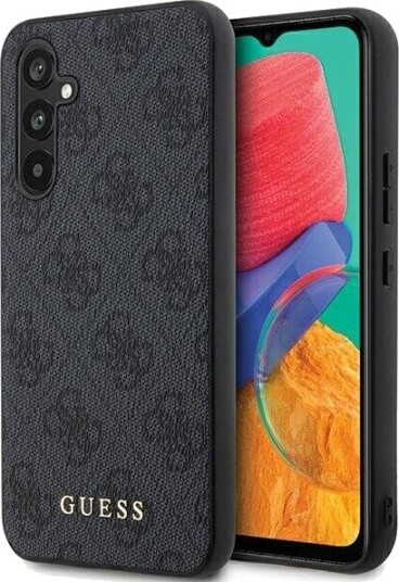 Guess Guhcs23feg4gfgr S23 Fe S711 Grå/Grå Hardcase 4G Metal Gold Logo