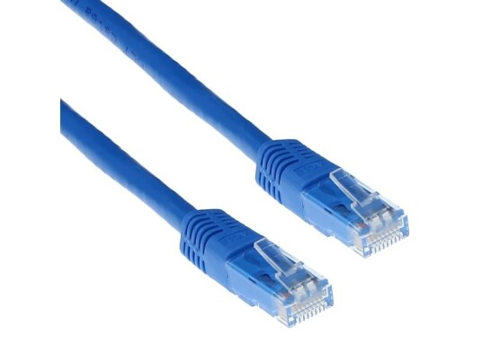 Act Cat6a Utp 3M 3M Cat6a U/Utp (Utp) Blå Nettverkskabel (Ib3803)