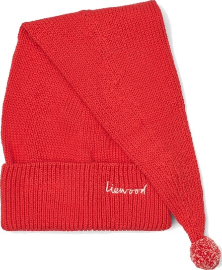 Liewood Alf Christmas Hat W Embroidery - APPLE RED - 7/9Y