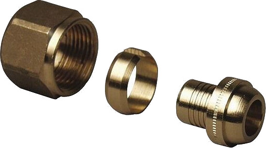 Uponor 2417905 Koblingssett G20, med støttehylse og klemring 20 mm