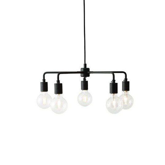 Audo Leonard Chandelier Taklampe Svart