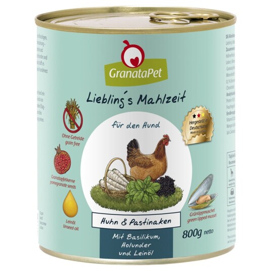 Granatapet Liebling'S Måltid 6 X 800 G Kylling Med Pastinakk