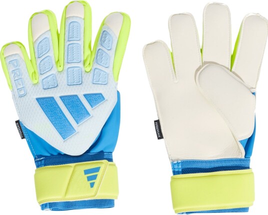 adidas Predator Match Fingersave Keeperhansker Barn Blå 4