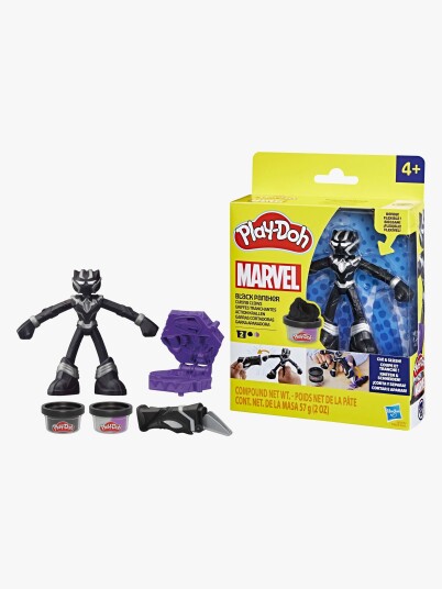 Hasbro Play Doh Marvel Black Panther Cutting Claws Action Figure Playset 10cm