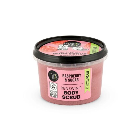 Organic Shop Body Scrub Raspberry & Sugar 250 ml Organic Shop Body Scrub Raspberry & Sugar 250 ml