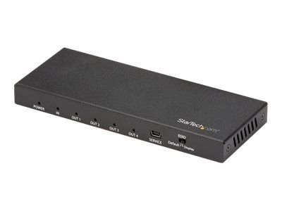 StarTech 4-Port HDMI Splitter 4K 60Hz - 1 In 4 Out - Videotilbehør
