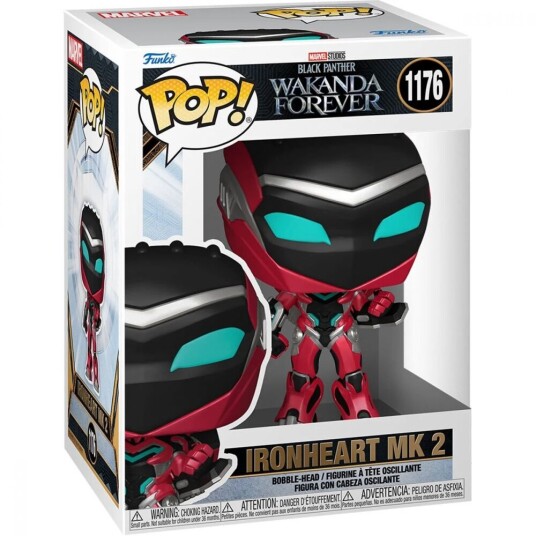 Funko Svart Panther: Wakanda Forever Series 2 Ironheart MK 2 Pop! Vinyl Figure 1176 Funko Svart Panther: Wakanda Forever Series 2 Ironheart MK 2 Pop! Vinyl Figure 1176