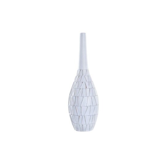 Dkd Home Decor Vase Dkd Home Decor Hvit Harpiks Moderne (19 X 19 X 60 Cm)