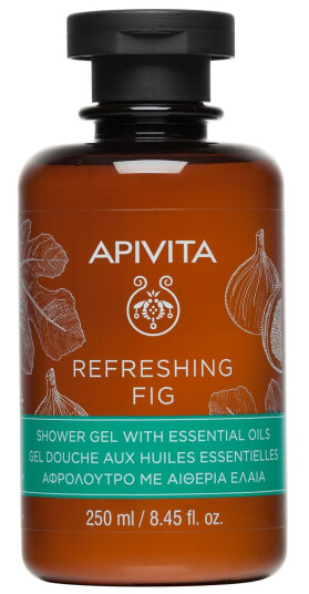 APIVITA Refreshing Fig  Shower Gel with Essential Oils with Fig  250 m